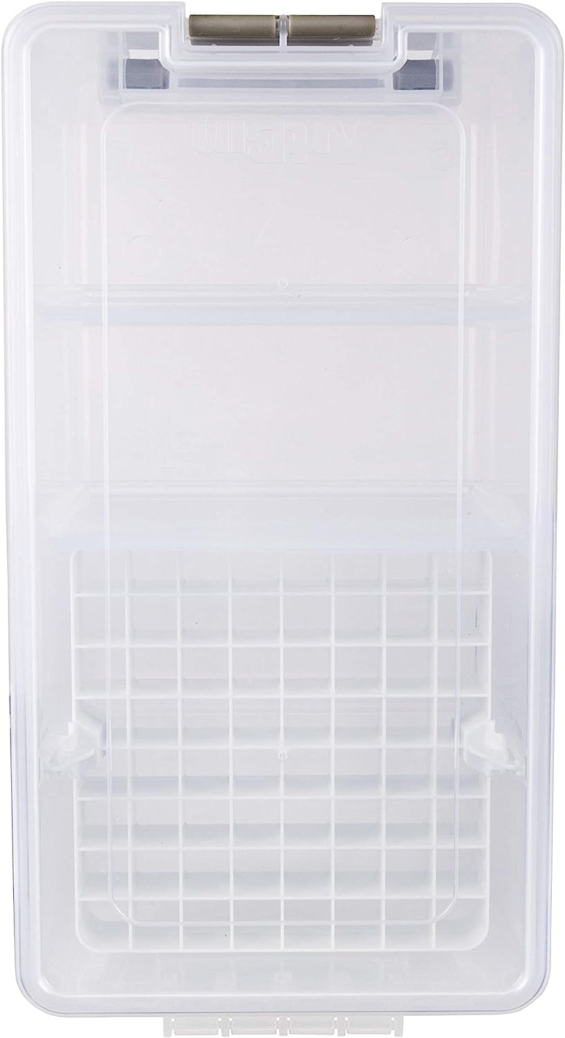 ArtBin 6934AB Satchel with Marker Tray, Art & Craft Organizer, [1] Plastic Storage Case, Clear, Semi, 0 - Image 12